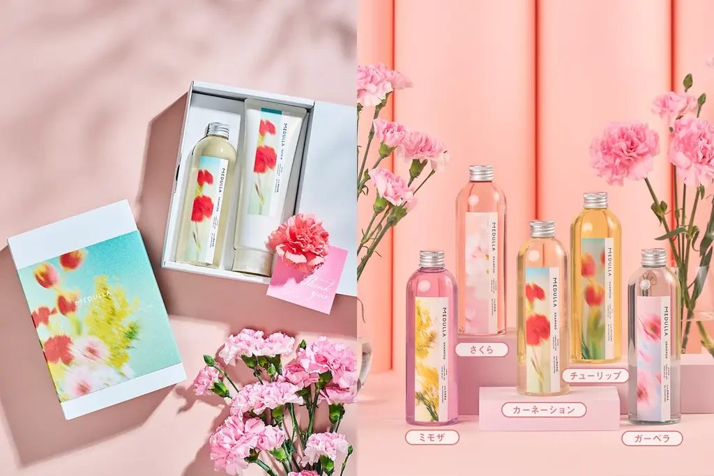 【母の日2026】「髪と心に、ときめきの花束を。」パーソナライズヘアケア「MEDULLA」より、花束の花を一輪ずつ選ぶように贈る、世界にひとつだけの限定ギフトセットが登場 画像 2