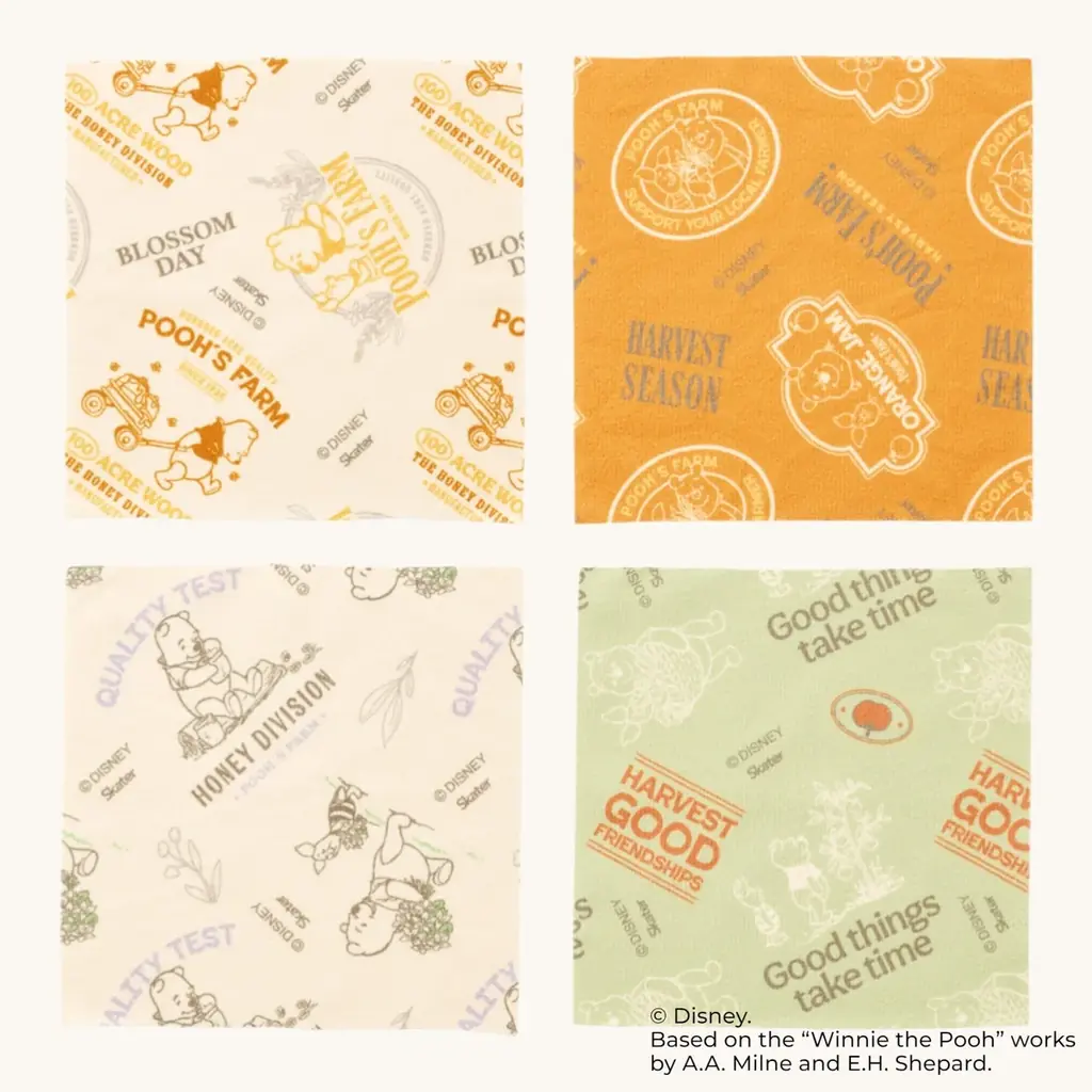 【ディズニー、ピクサー ミッキーマウス／くまのプーさん／トイ・ストーリー】サッと取り出せて家事が捗る！4柄20枚入りの「マイクロファイバーキッチンクロス」がスケーターより新登場 画像 3