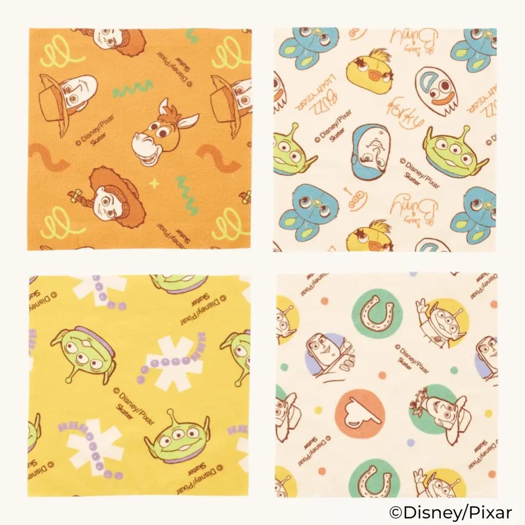 【ディズニー、ピクサー ミッキーマウス／くまのプーさん／トイ・ストーリー】サッと取り出せて家事が捗る！4柄20枚入りの「マイクロファイバーキッチンクロス」がスケーターより新登場 画像 4