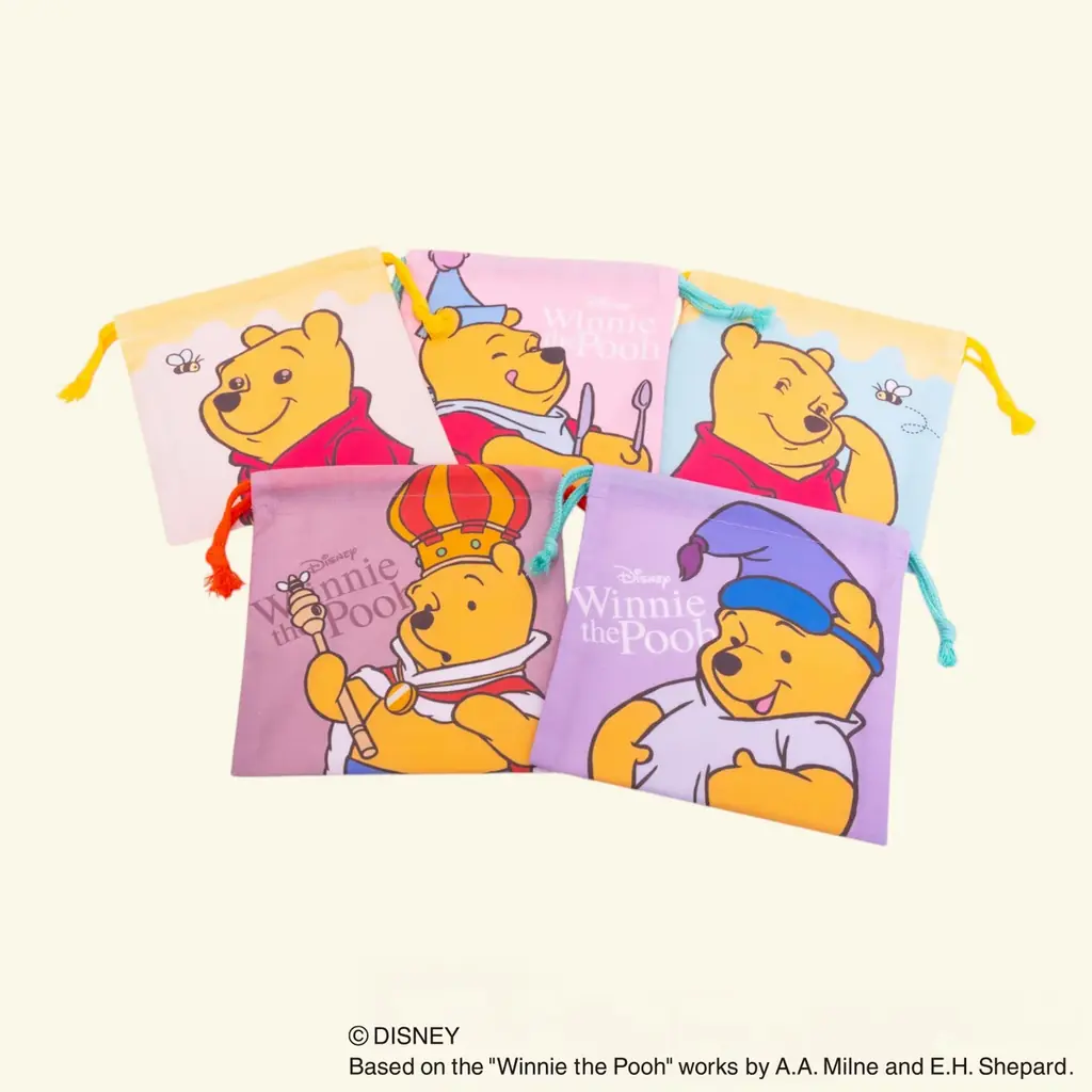 【くまのプーさん】何が出るかはお楽しみ！中身が分からないワクワク感が楽しめるミステリーボックス仕様の竹箸＆ランチ巾着がスケーターより新登場 画像 11