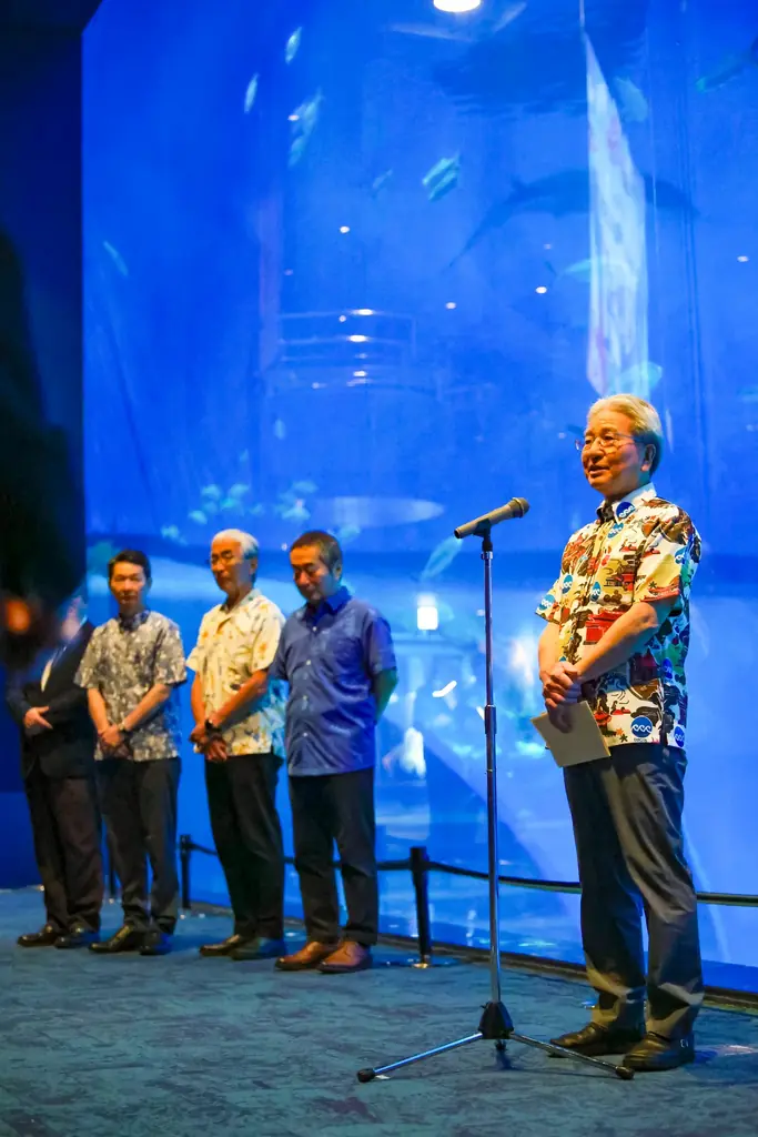 【（一財）沖縄美ら島財団】令和８年度 入社式を沖縄美ら海水族館「黒潮の海大水槽」で実施 画像 3