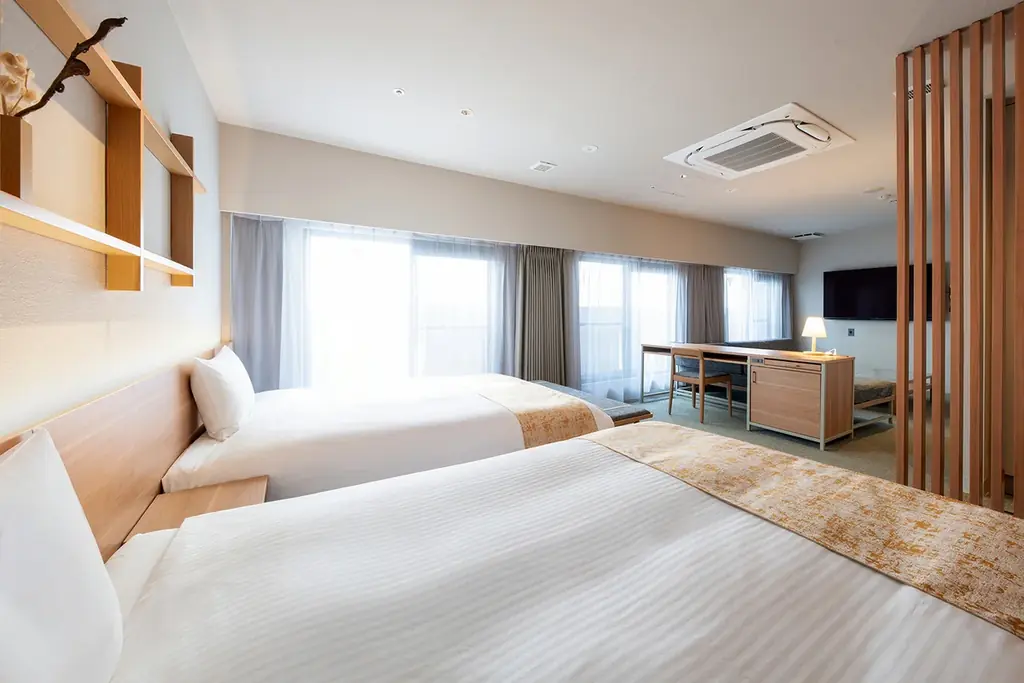 【ベッセルイン浅草　つくばエクスプレス】2026年3月31日(火)改装完了　靴を脱いでくつろげる客室で小さなお子様連れでも安心　公式Instagram・Xにて「無料宿泊があたる」キャンペーン実施 画像 2