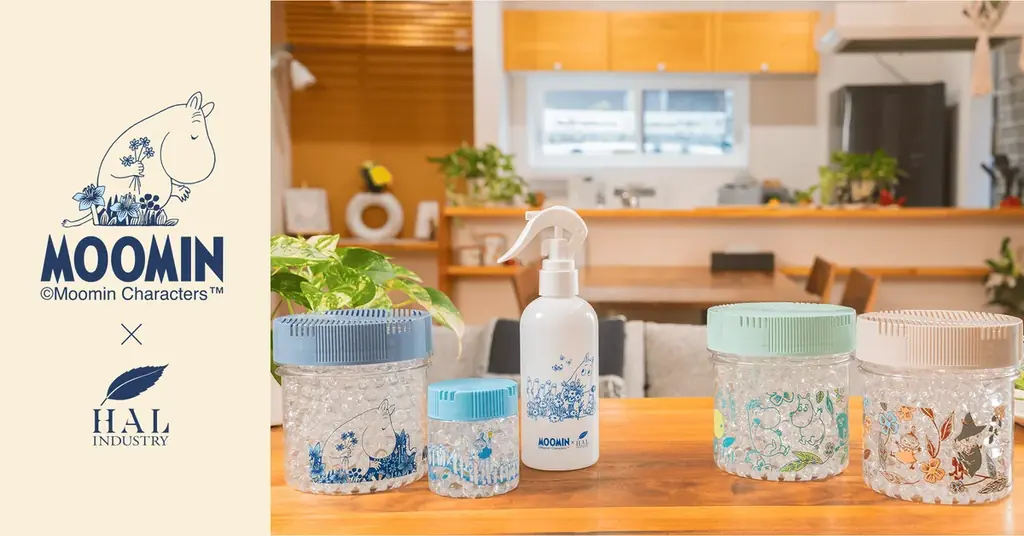 4/22一般販売開始 ムーミン×植物由来の無臭消臭ライン