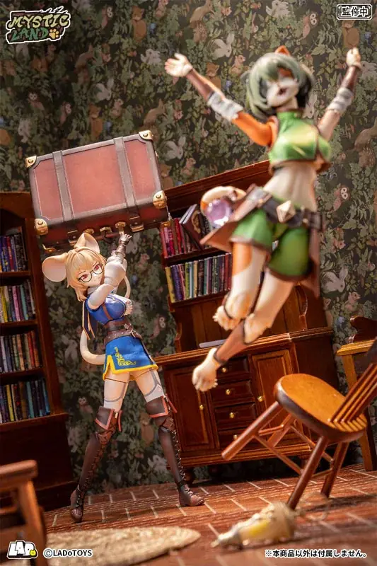 オリジナルの可動フィギュアシリーズ『ミスティックランド』に、ネズミの少女研究員「マーガレット」がラインナップ。 画像 14