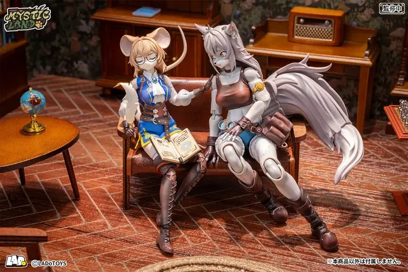 オリジナルの可動フィギュアシリーズ『ミスティックランド』に、ネズミの少女研究員「マーガレット」がラインナップ。 画像 19