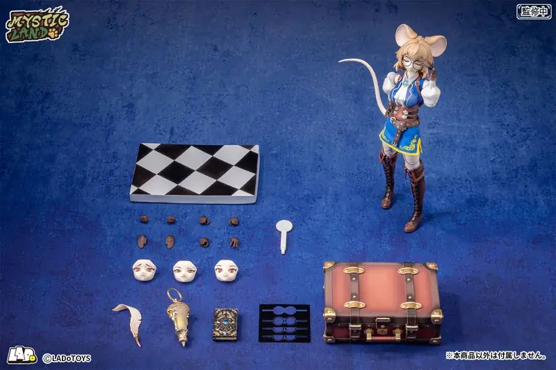 オリジナルの可動フィギュアシリーズ『ミスティックランド』に、ネズミの少女研究員「マーガレット」がラインナップ。 画像 3