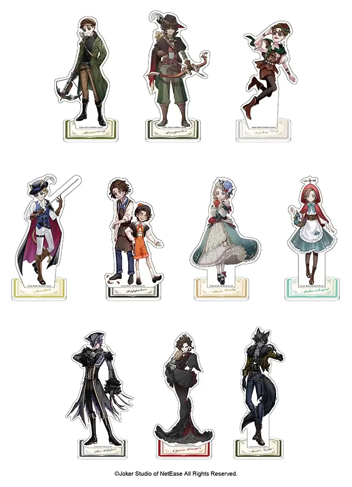 『Identity V』から描き起こしイラストを使用したグッズが、アニメイトで6月13日発売！　さらに、店舗と通販で異なる特典がもらえるフェアも開催!! 画像 2