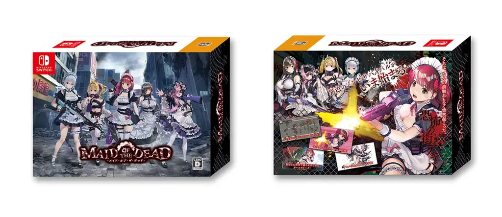 全方位のお紳士様へ捧げる、本格お色気シューティング『メイド・オブ・ザ・デッド』Nintendo Switchパッケージ版が、7月30日(木)に発売決定！本日4月2日(木)より予約受付スタート 画像 2