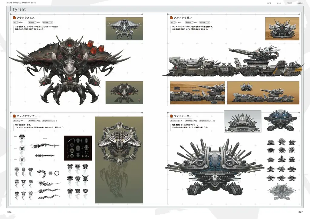 『勝利の女神：NIKKE』の公式設定資料集が本日4月2日に発売！　世界設定やニケたちのビジュアルを多数収録した一冊。 画像 9