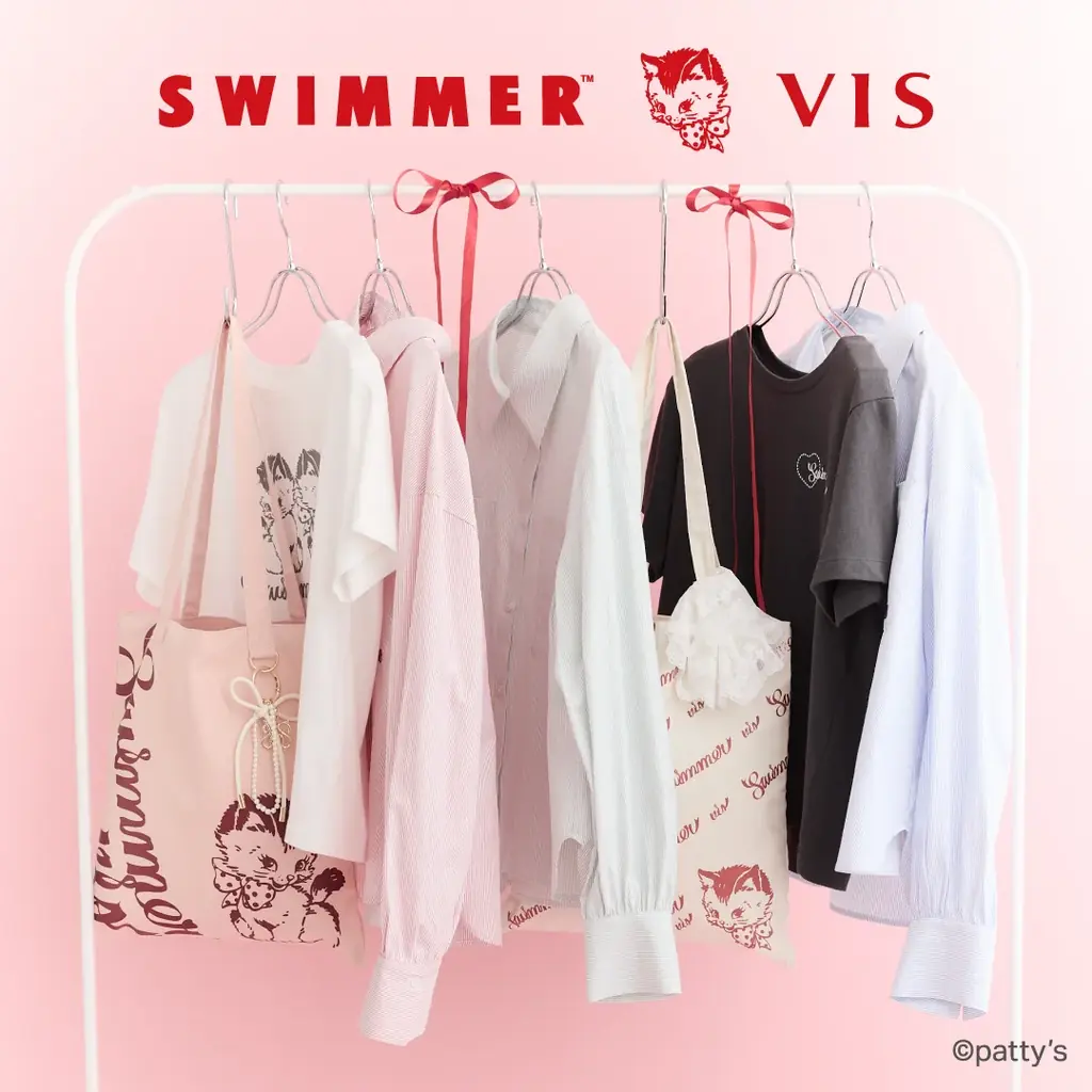 SWIMMER×VISがコラボ　Tシャツ・トートなど発売