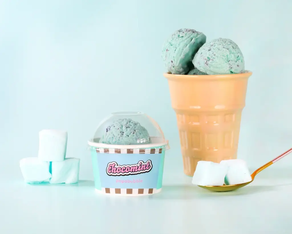 ザクザク65層に“チョコミント脳”？！クセになる新体験　食感もビジュアルも振り切った、マニア仕様スイーツ　全8種PAPABUBBLEのチョコミントシリーズ　4月16日より発売 画像 22