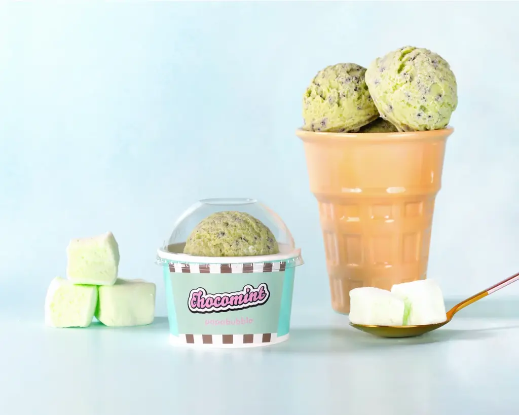 ザクザク65層に“チョコミント脳”？！クセになる新体験　食感もビジュアルも振り切った、マニア仕様スイーツ　全8種PAPABUBBLEのチョコミントシリーズ　4月16日より発売 画像 23