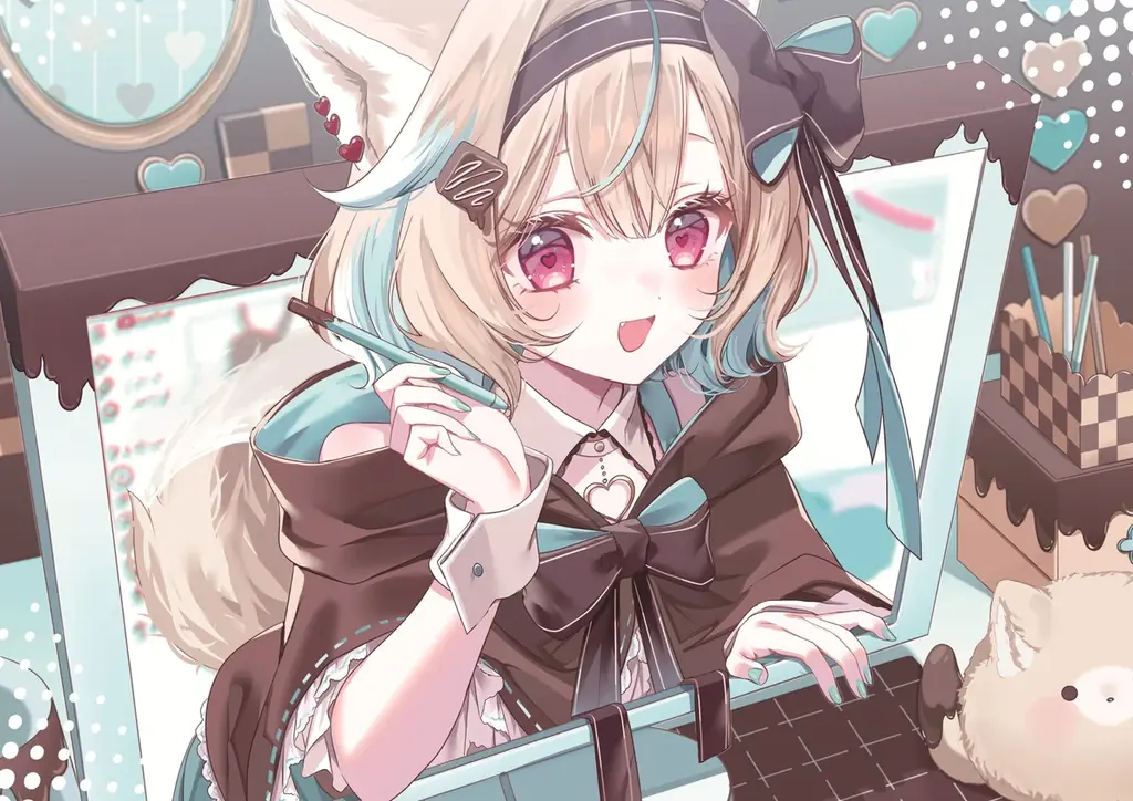 チャンネル登録者数70万人超のVTuber「甘狼このみ」の、お部屋を推し色に染める特大『インドアレジャーシート』付きムックが本日4月2日発売！ 画像 1