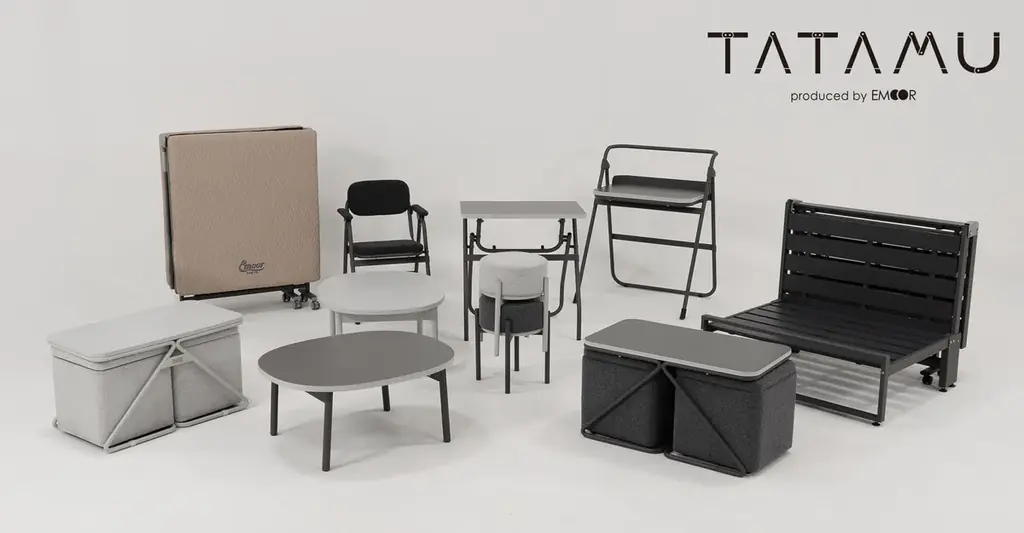 トランスフォーム家具ブランドTATAMU®から、シーンによってテーブル⇔スツールと役割をスイッチできるスタッキングスツール「MORPHIN（モーフィン）」が新登場。 画像 2