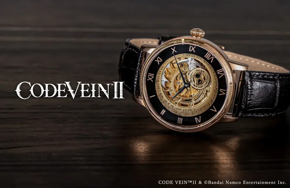 4月6日予約開始 CODE VEIN II 機械式ウォッチ登場