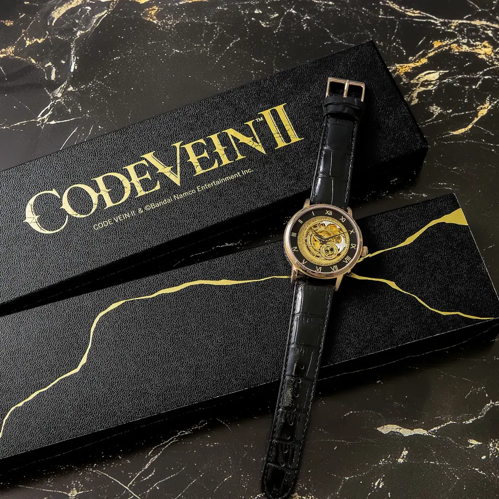 ドラマティック探索アクションRPG『CODE VEIN II』に登場する主人公やルゥ・マグメルが使用する伝承術式「戦斧・イドリスの驕り」をモチーフとした、遡るように時を刻む機械式時計が発売決定。 画像 8