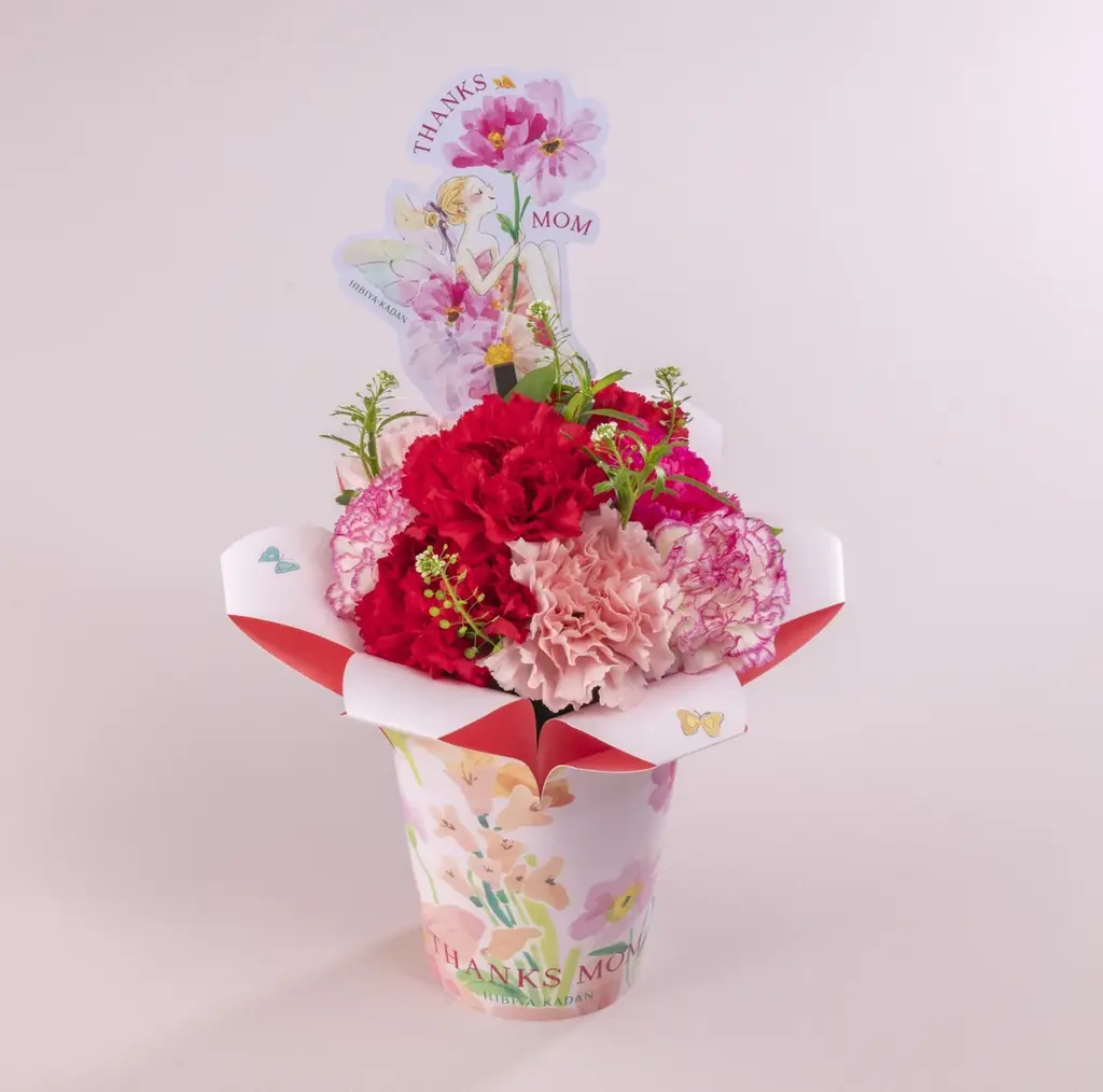 人気イラストレーター湯浅望氏とのコラボギフトが登場！日比谷花壇、母の日店頭ギフト予約を4月3日(金)から全国の店頭で受付開始。 画像 10