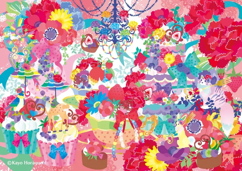 まるでアートな花ギフト　フラワーショップ「karendo（カレンド）」×「ホラグチカヨ」、母の日限定コレクションを新発売 画像 2