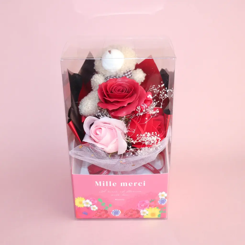 まるでアートな花ギフト　フラワーショップ「karendo（カレンド）」×「ホラグチカヨ」、母の日限定コレクションを新発売 画像 5