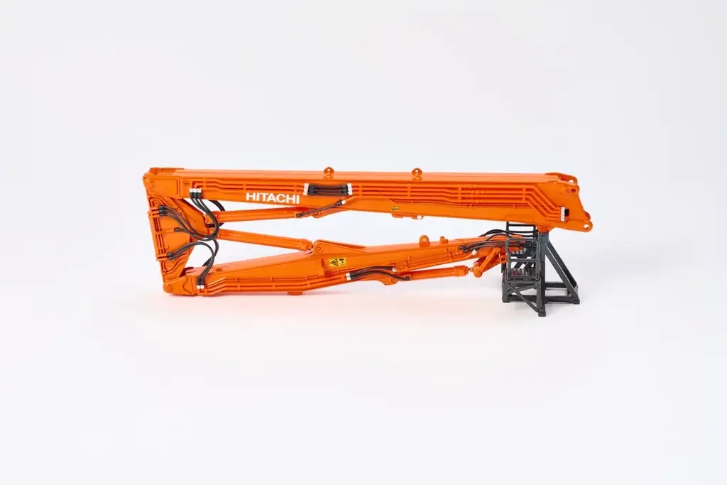 日立建機日本、数量限定「ZX350LCK-7 マルチブーム仕様機」ミニチュアモデルを発売 画像 8