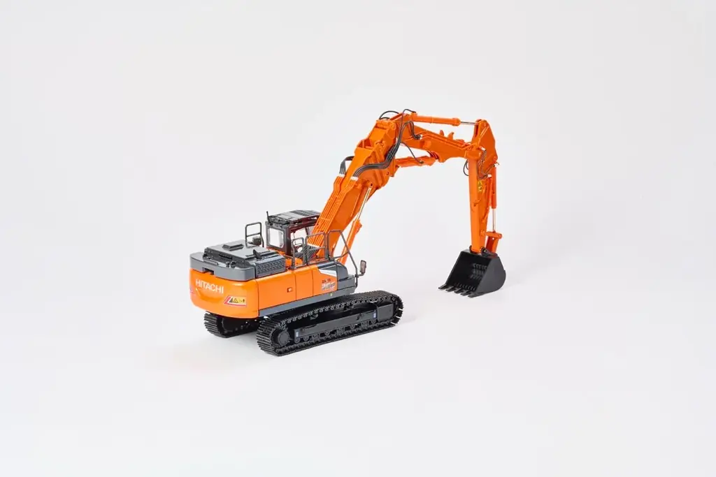 日立建機日本、数量限定「ZX350LCK-7 マルチブーム仕様機」ミニチュアモデルを発売 画像 9