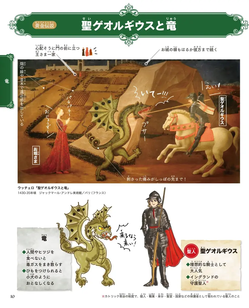 「かいぶつ」たちの描かれた絵とマンガで、西洋絵画が楽しく学べる本、『かいぶつ美術館　イラストとマンガでわかる西洋絵画入門』が4月１日発売！ 画像 3