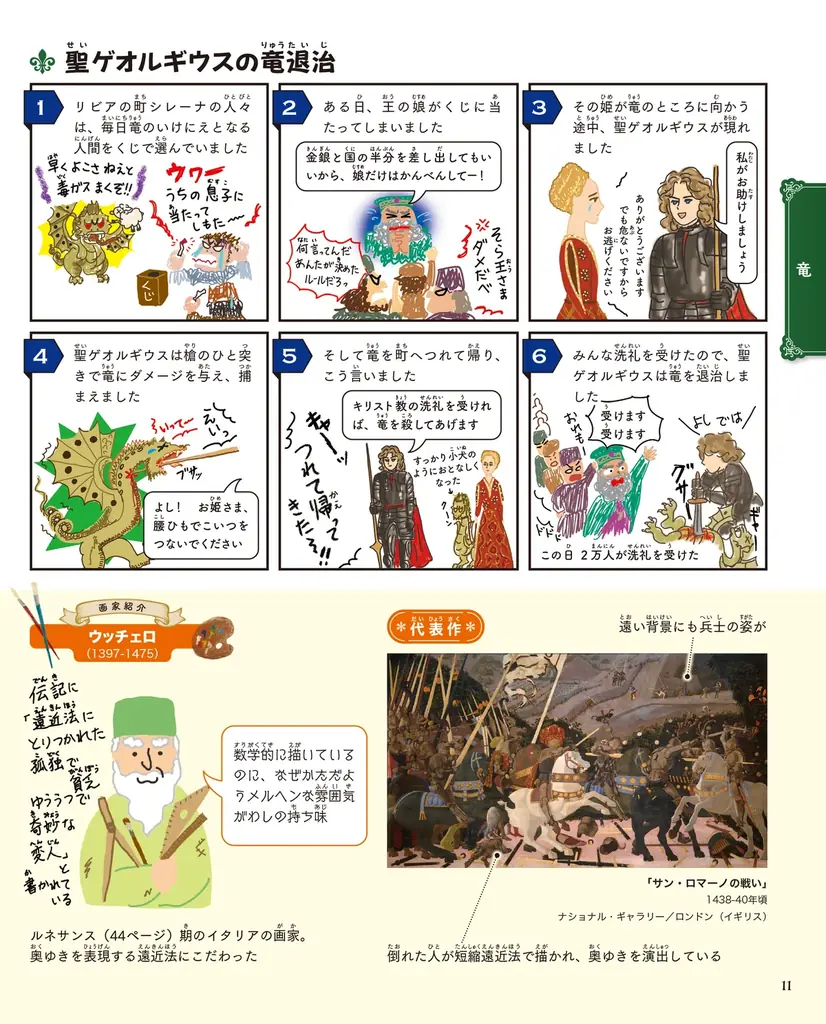 「かいぶつ」たちの描かれた絵とマンガで、西洋絵画が楽しく学べる本、『かいぶつ美術館　イラストとマンガでわかる西洋絵画入門』が4月１日発売！ 画像 4