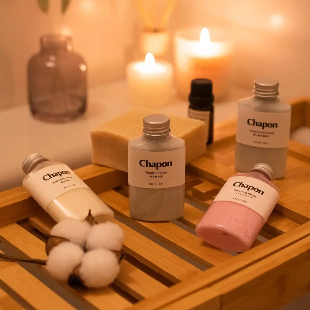 @cosme入浴剤登録数、前年比204%に。高級入浴剤「Chapon」が”美湯〜ティタイム”を提案 画像 4