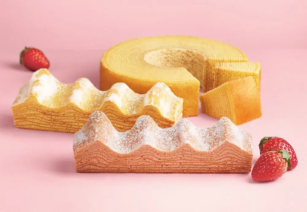 【初登場】バームクーヘン専門店「ねんりん家」が高松オルネに期間限定OPEN！春限定の新作“苺バター”のマウントバームも登場 画像 1