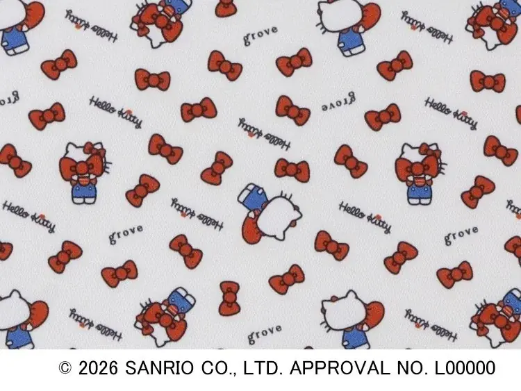 【grove】「ハローキティ」とのコラボレーションアイテムを4月22日（水）より発売！ 画像 5