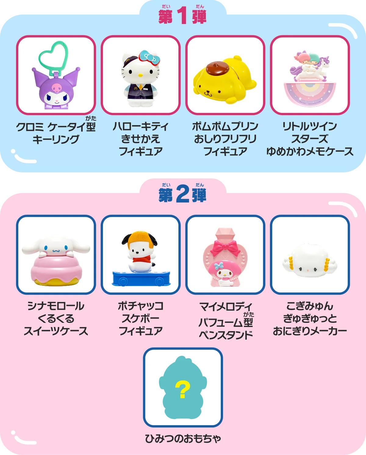 大好評のスイカゲーム®×マクドナルド ハッピーセット®コラボが今年も登場！サンリオキャラクターズがかわいく“シンカ”するオリジナルゲームを配信 画像 4