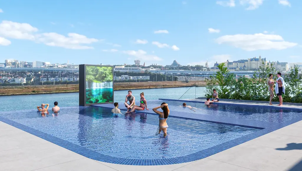 4/25開業｜舞浜の屋上インフィニティプール、宿泊者無料