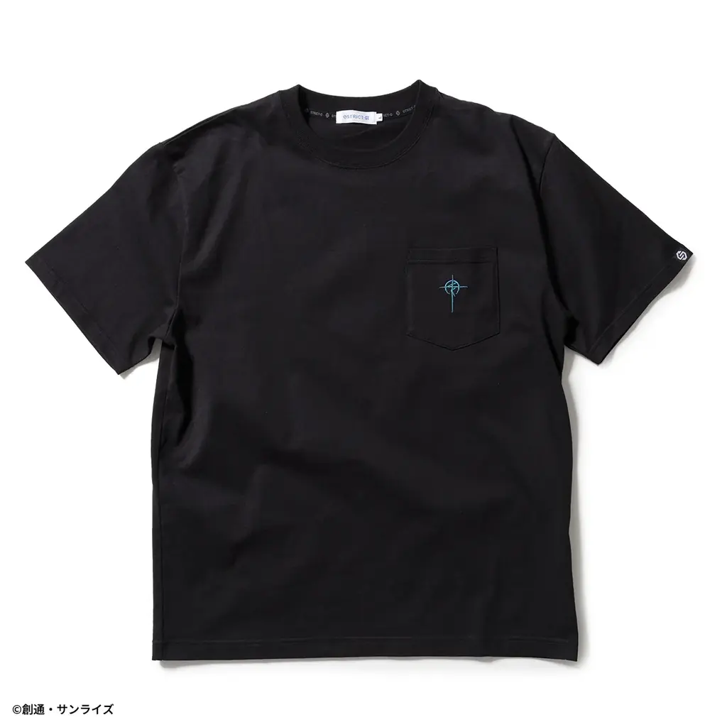 『機動戦士ガンダム 閃光のハサウェイ キルケーの魔女』よりシンプルなワンポイント刺繍のBASICポケット付きTシャツが登場！ 画像 2