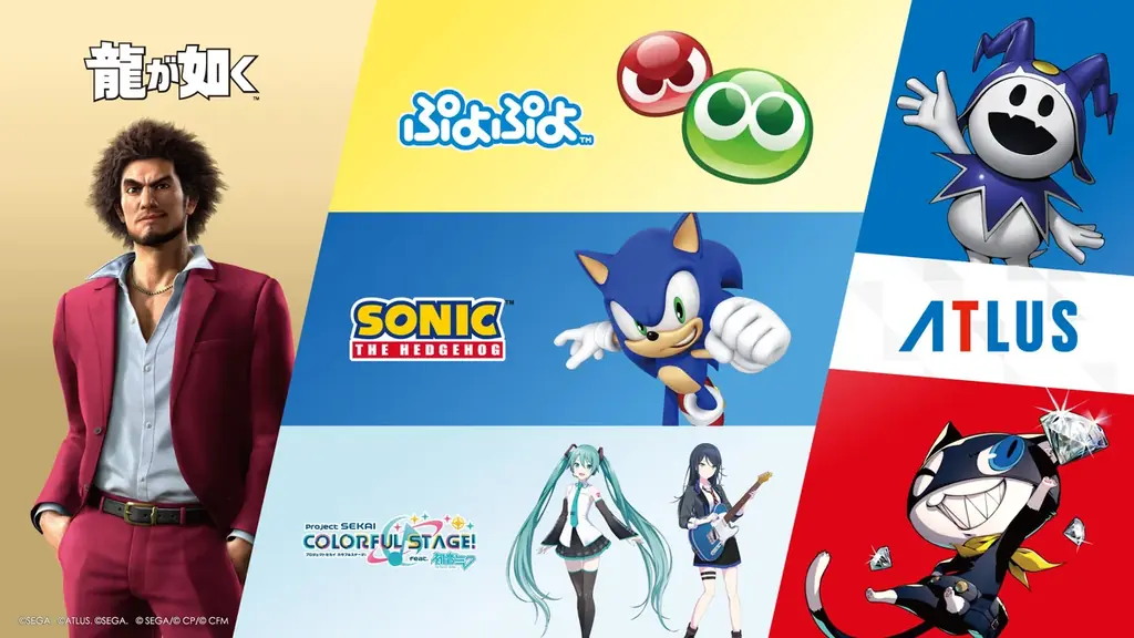 今年のゴールデンウィークはゴールデンセガ！　金のセガロゴとともに「SEGA -POP UP SHOP in 名古屋PARCO」が4月17日（金）から期間限定オープン！ 画像 2