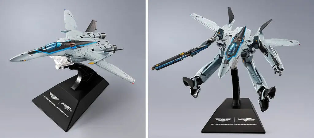 『トップガン マーヴェリック』と『マクロスＦ』が奇跡のコラボレーション！マーヴェリックの愛機のカラーリングをまとった「VF-25 メサイアバルキリー」がDX超合金で登場！ 画像 5