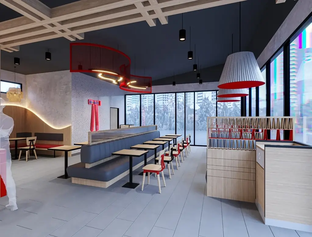 「KFC 次世代モデル店舗 相模原大野台店 オープニングセレモニー＆新商品『ちゅる～りぃ』発表会」人気コスプレイヤー・えなこさんが「1日店長」に就任 画像 10