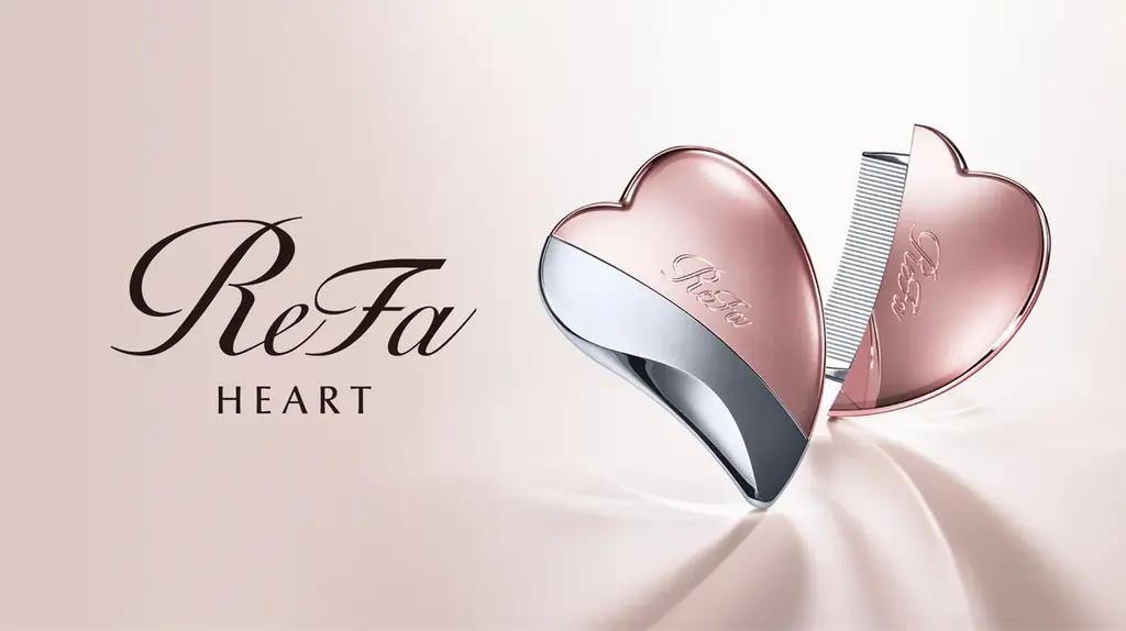 髪と⼼が整うひととき。2wayで引き⽴てる、私らしい美しさ。「ReFa HEART COMB CAXA（リファハートコーム カッサ）」2026年4月22日（水）ReFa GINZAにて発売。 画像 1