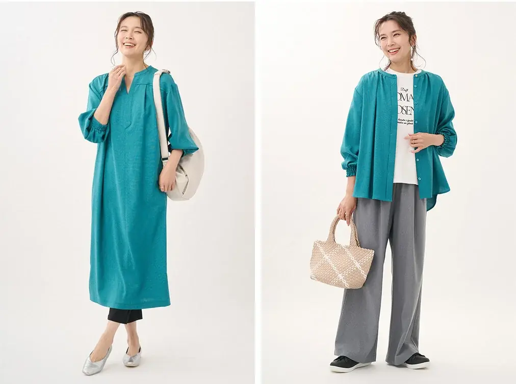 KEYUCAの新「すごナノ撥水」リネンライクワンピ登場