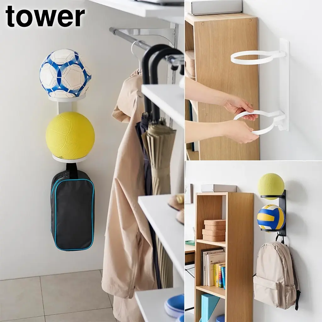 【山崎実業 新商品のお知らせ】 化粧品サンプルを整理できるパウチスタンドや、簡単に設置できる2段のボール収納ラックなど、新商品が発売になりました。 画像 4