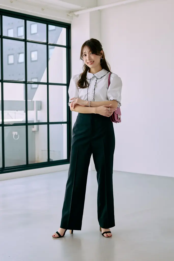 Ｍ Maglie le cassetto × Stylist冨張愛 Special Collaboration 「着映えはおまかせ！」華やかフリルブラウス＆新型パンツ♡ 画像 11