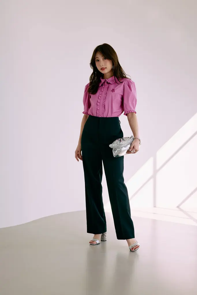 Ｍ Maglie le cassetto × Stylist冨張愛 Special Collaboration 「着映えはおまかせ！」華やかフリルブラウス＆新型パンツ♡ 画像 13