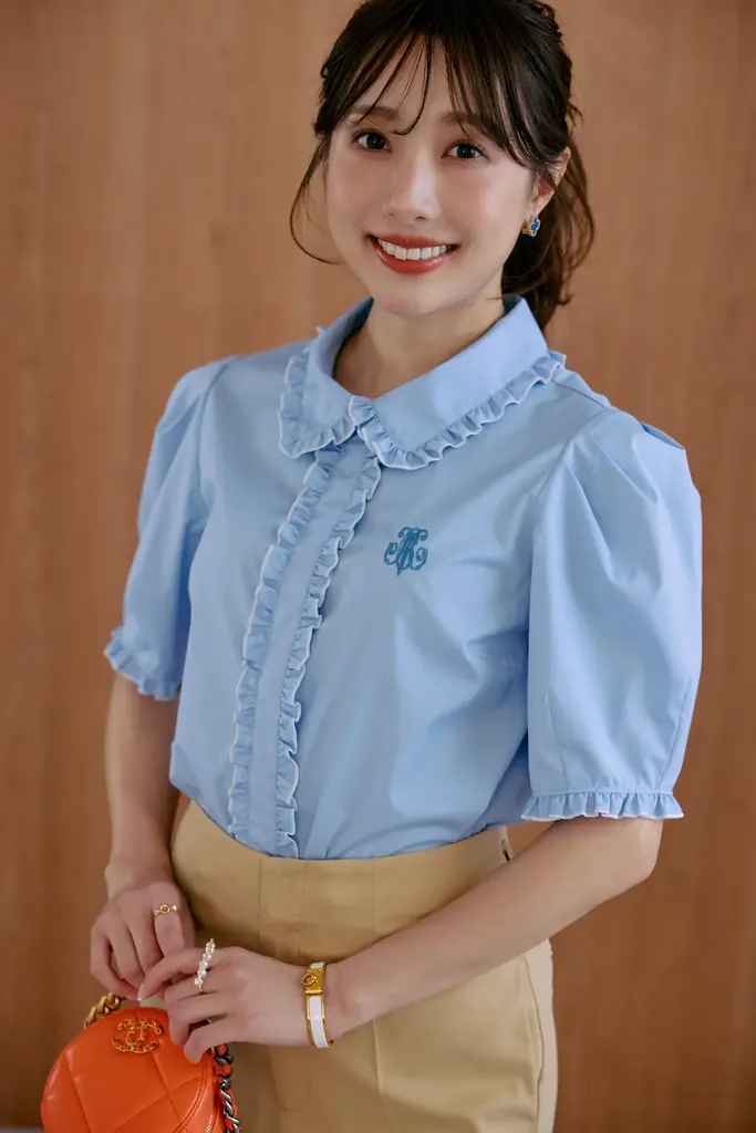 Ｍ Maglie le cassetto × Stylist冨張愛 Special Collaboration 「着映えはおまかせ！」華やかフリルブラウス＆新型パンツ♡ 画像 2