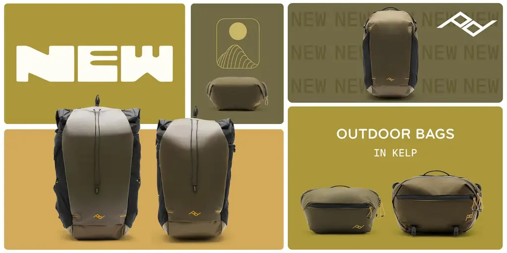 4/10発売：ピークデザイン アウトドアに新色ケルプ登場