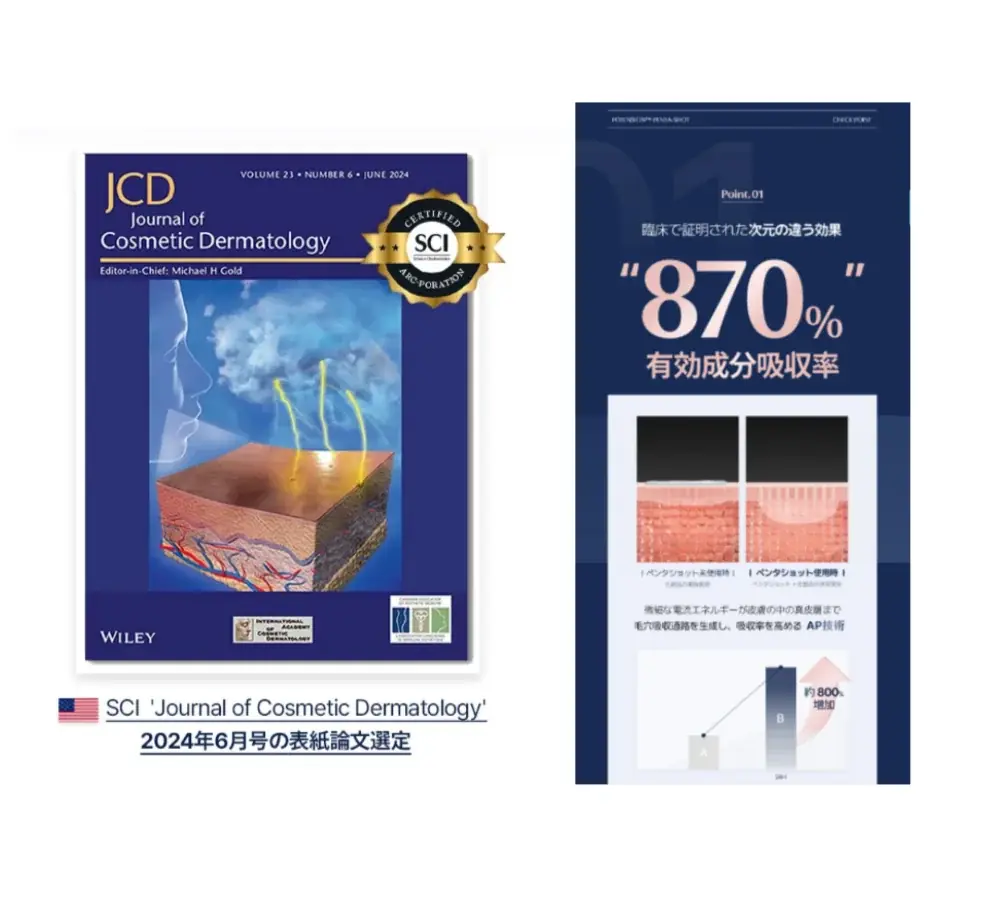 アークポレーション技術採用のスキンオープナー「CELORABY ペンタショット」、楽天カテゴリー1位を獲得 画像 2