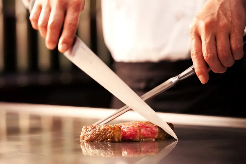 石川の美食【のどぐろ×能登牛フィレステーキ】鉄板会席ディナーを堪能。渓流沿いのモダンな鉄板焼レストランで気取らずいただく。 画像 3