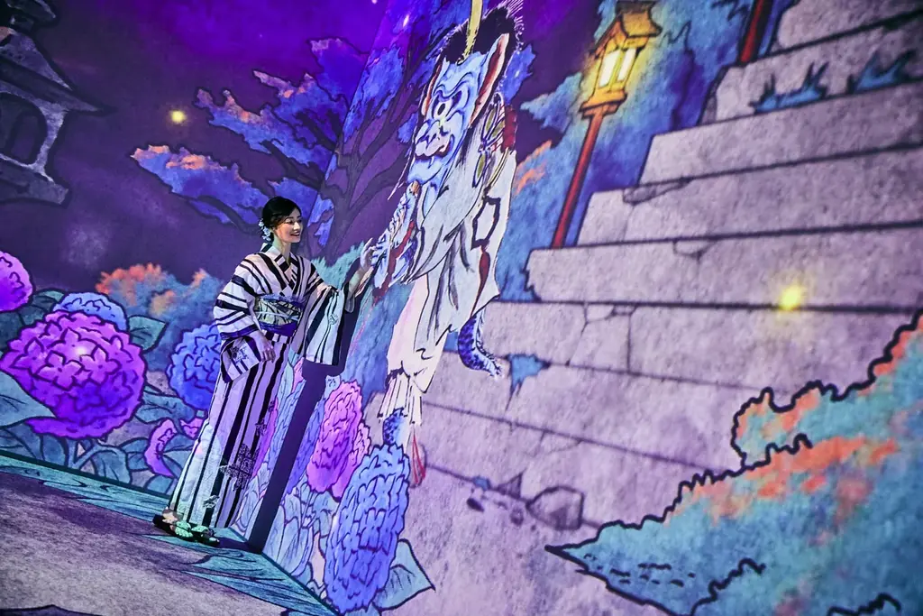 【開催中】一旗プロデュース「動き出す妖怪展 TOKYO」来場者数が1万人を突破し記念セレモニーを実施。日本が誇る妖怪美術と映像・立体造形による体感型デジタルアートミュージアム。 画像 7