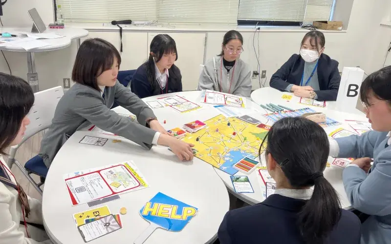 【岡山大学】おかやまSDGs研究会が県内の中高生を招き「岡山県ふるさと未来共創ボードゲーム」ミッションカード選定会を図書館で開催 画像 2