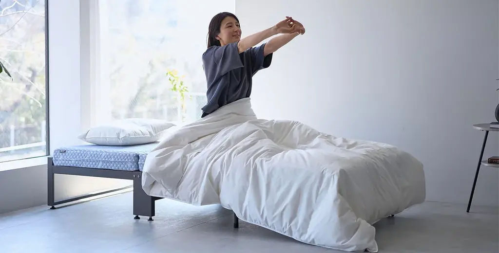 ダウン率70％以上の羽毛布団を11,000円で！新品以上に清潔でエコな再生羽毛×日本の職人芸が光る！春～秋のエアコン冷えや猛暑の寝苦しさに対応した軽やかな『 リサイクル羽毛 肌掛けふとん』が新登場！ 画像 9