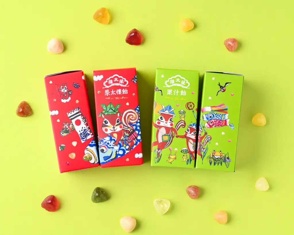 4月8日発売　藤岡ちさ×榮太樓の端午飴