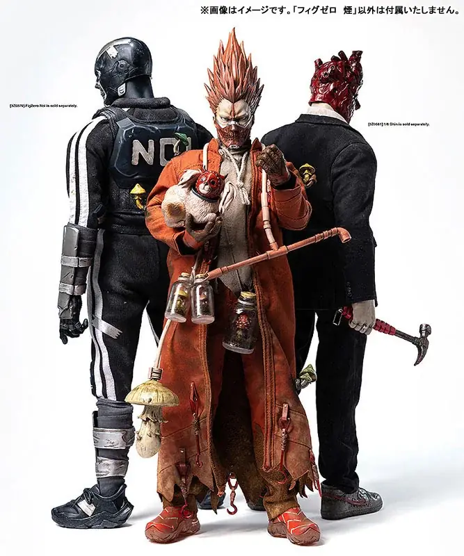 漫画『ドロヘドロ』より、ファミリーのボス「煙」が可動フィギュアで登場。あみあみにて予約受付中。 画像 11